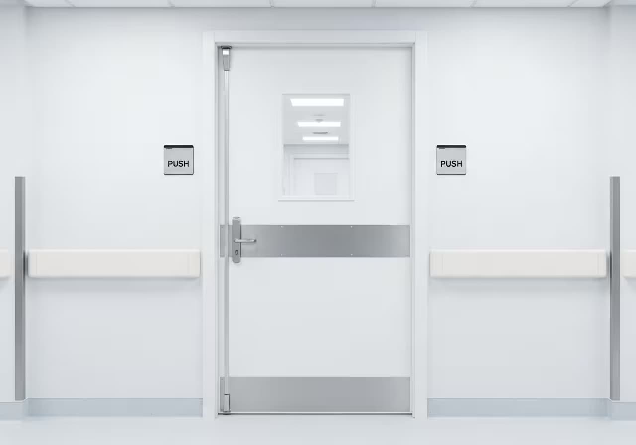 Медицинские двери медицинская дверь | HanDoors.kz Казахстан